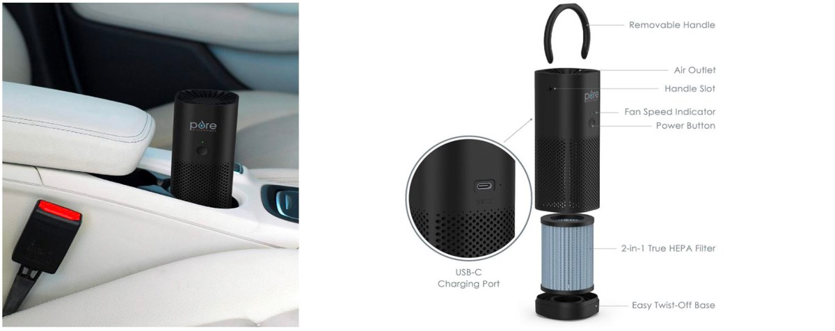 Pure Enrichment PureZone Mini Portable Air Purifier