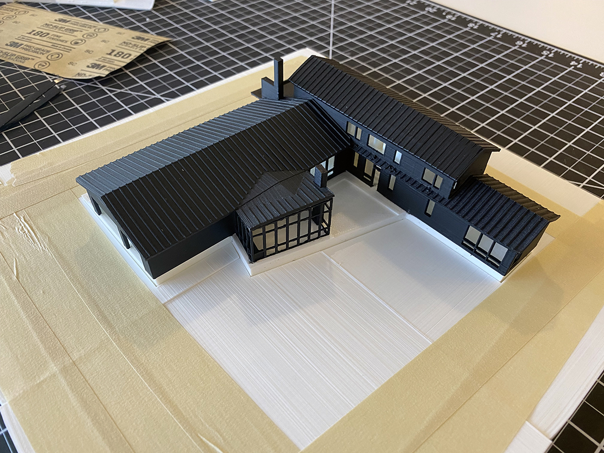 3D Printing working on the site plan 01