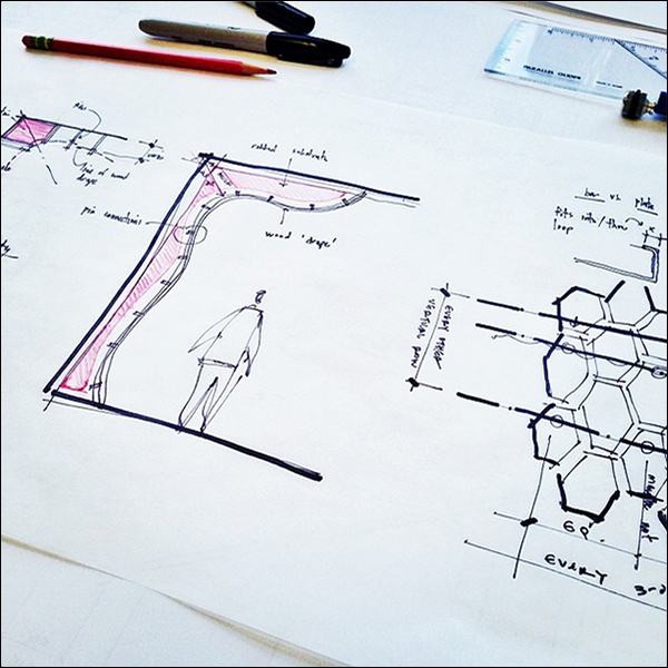 ArchiSketch Bob Borson Nobu design sketches