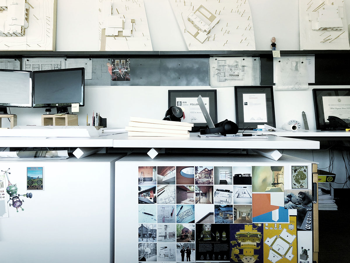 Architect's Desk - Benching System and magnets