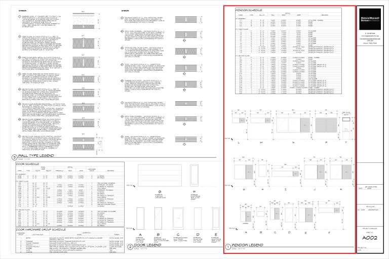 Architectural Graphics 101 Window Schedules Modern Cabin by Bob Borson