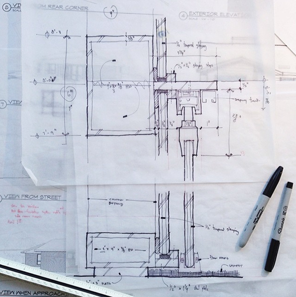 Architectural Sketch detail line weight