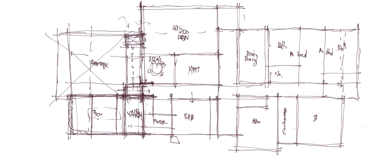 Architectural Sketch Series Schematic Design 08 by Bob Borson