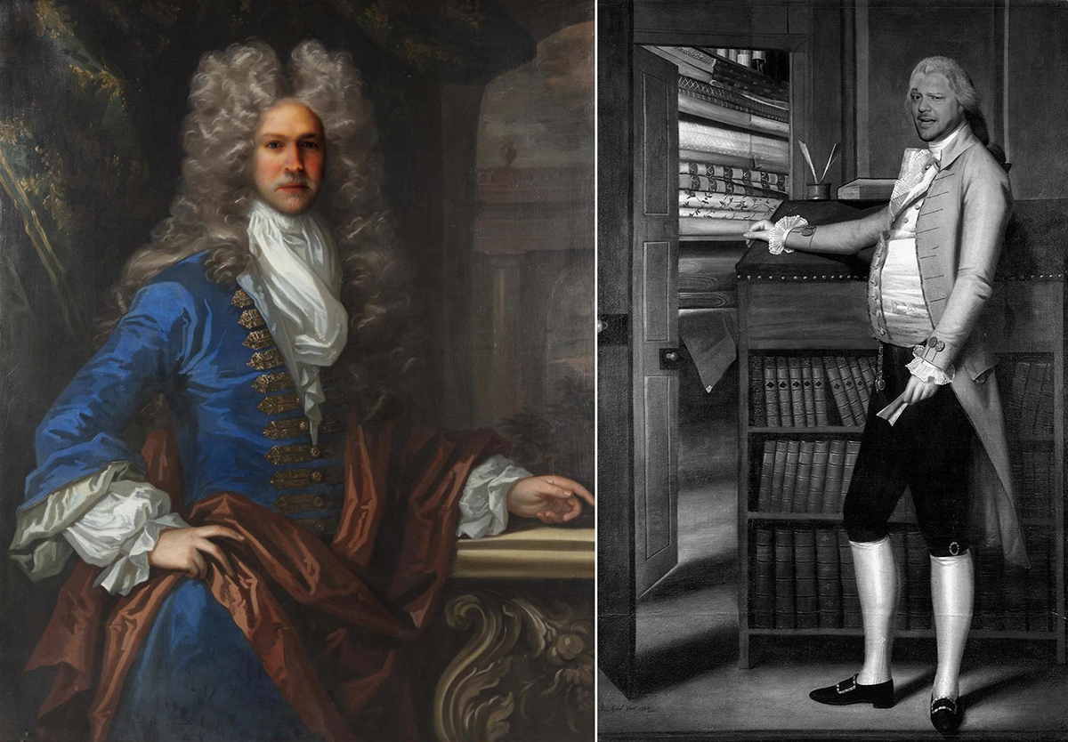 Bob Borson and Andrew Hawkins 18th Century Gentlemen