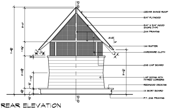 Casa 2011 Bug House Rear Elevation