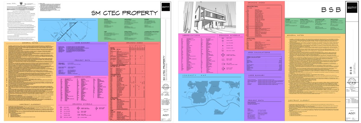 Architectural Graphics 101 - Cover Page color index