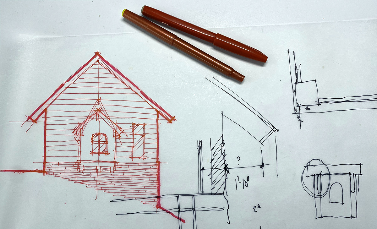 Creating Redlines by hand - Architectural Redlines : Ep 078: Redlines