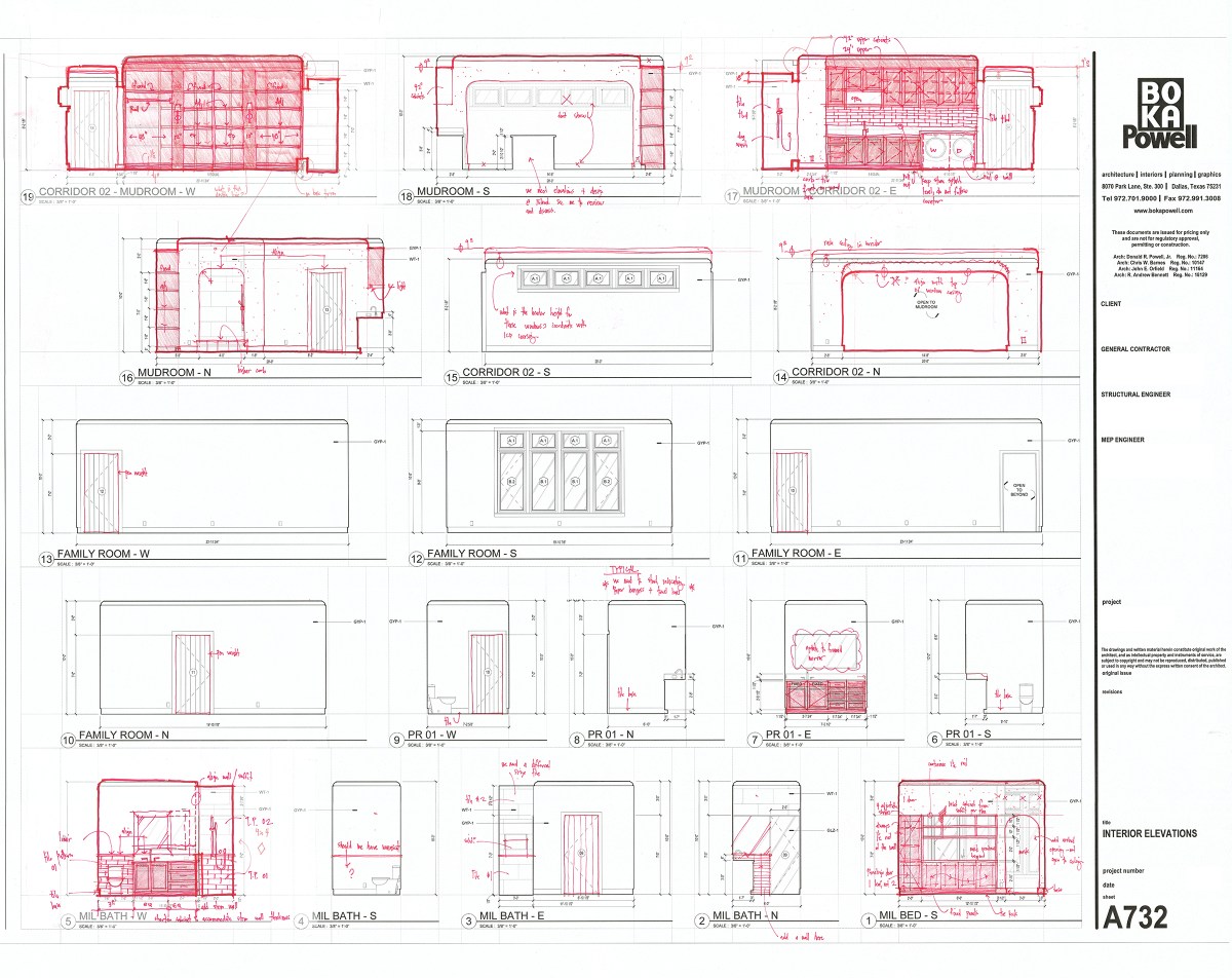 Design Process - Redlines