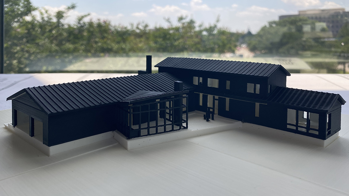 Final 3d model rear elevation 02