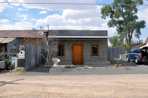 Houses in Marfa, Texas - photo by Dallas Architect Bob Borson