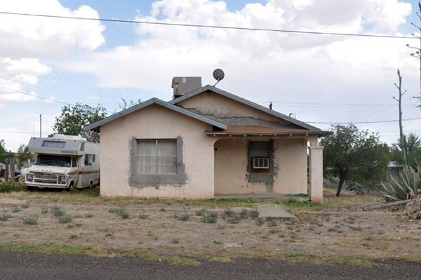 Houses in Marfa, Texas - photo by Dallas Architect Bob Borson