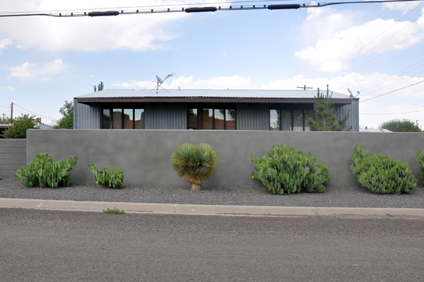 Houses in Marfa, Texas - photo by Dallas Architect Bob Borson