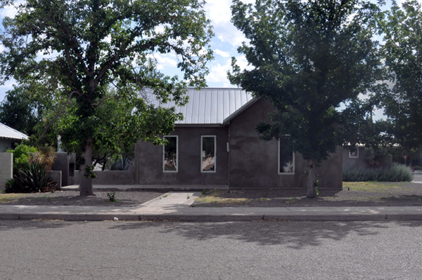 Houses in Marfa, Texas - photo by Dallas Architect Bob Borson