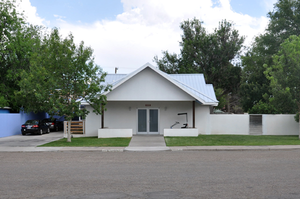 Houses in Marfa, Texas - photo by Dallas Architect Bob Borson