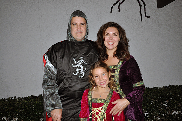 Kate, Michelle and Bob Borson Halloween 2012