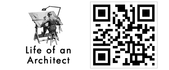 Life of an Architect Logo and QR Code