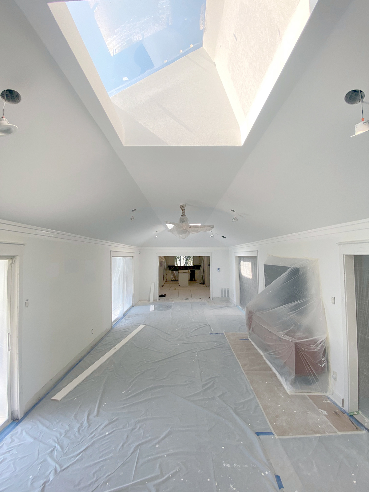 Living Room - ceiling completed