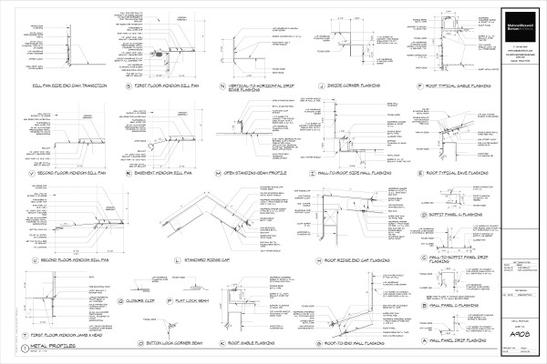 Modern House Drawings Bob Borson A908