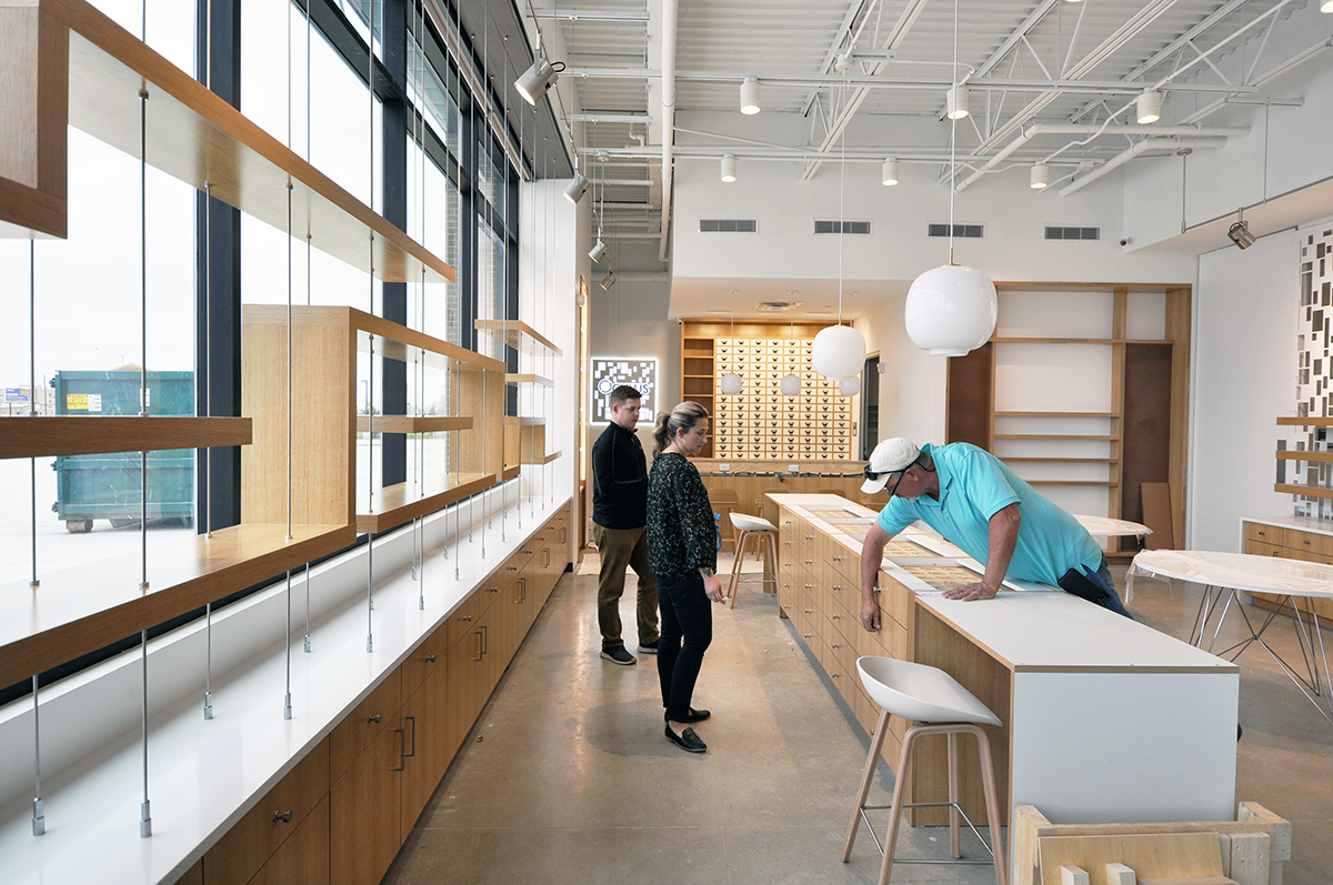 Oculus Retail Interior - by Dallas Architect Bob Borson