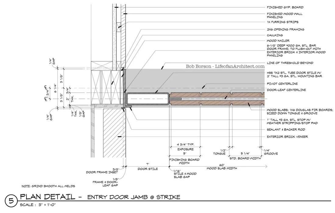 Off Center Pivot Door Jamb Detail Strike - EP 94: Ask the Show - 2022 Spring Edition