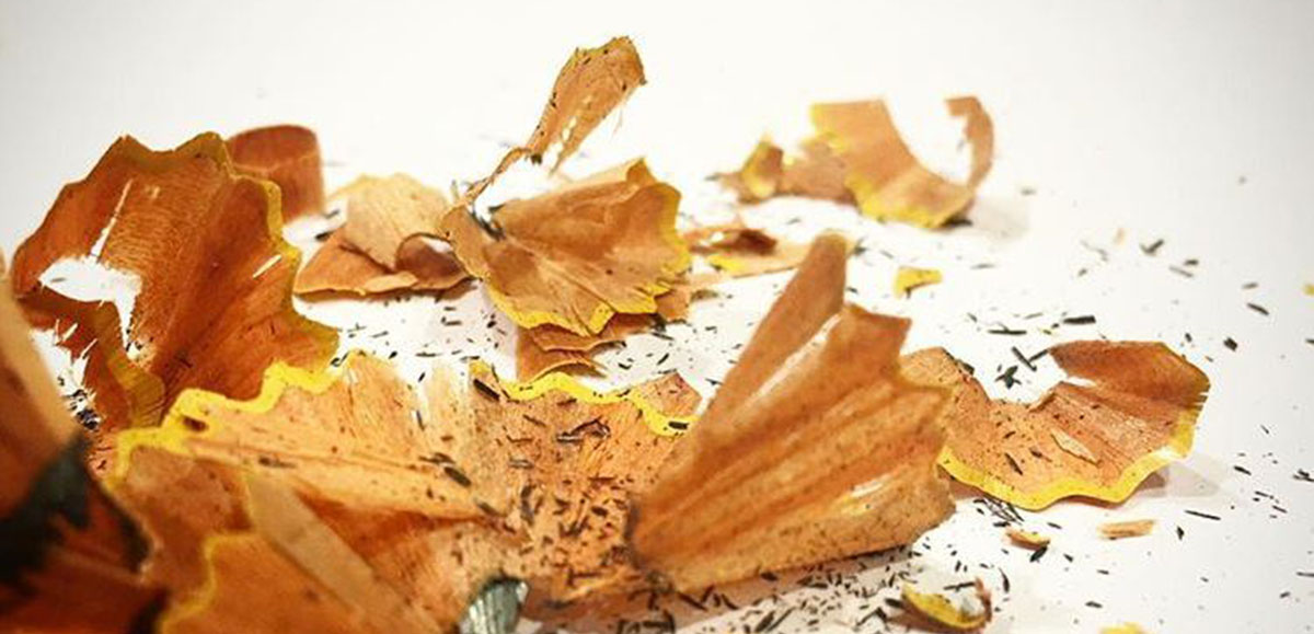 pencil shavings