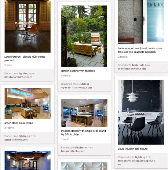 Pinterest pins from Life of an Architect