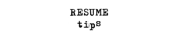 Resume Tips from Life of an Architect