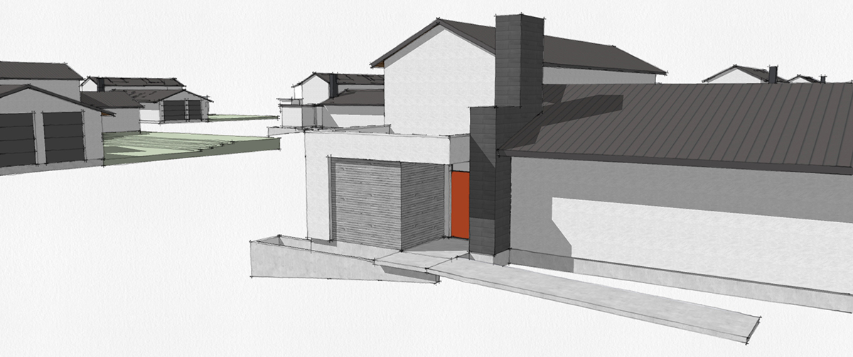 San Antonio Design Development elevation studies