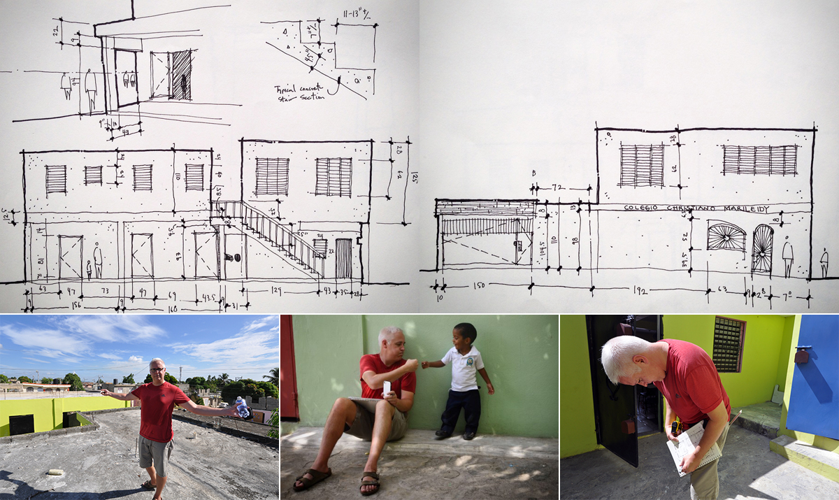 site visits and construction documentation with an architect