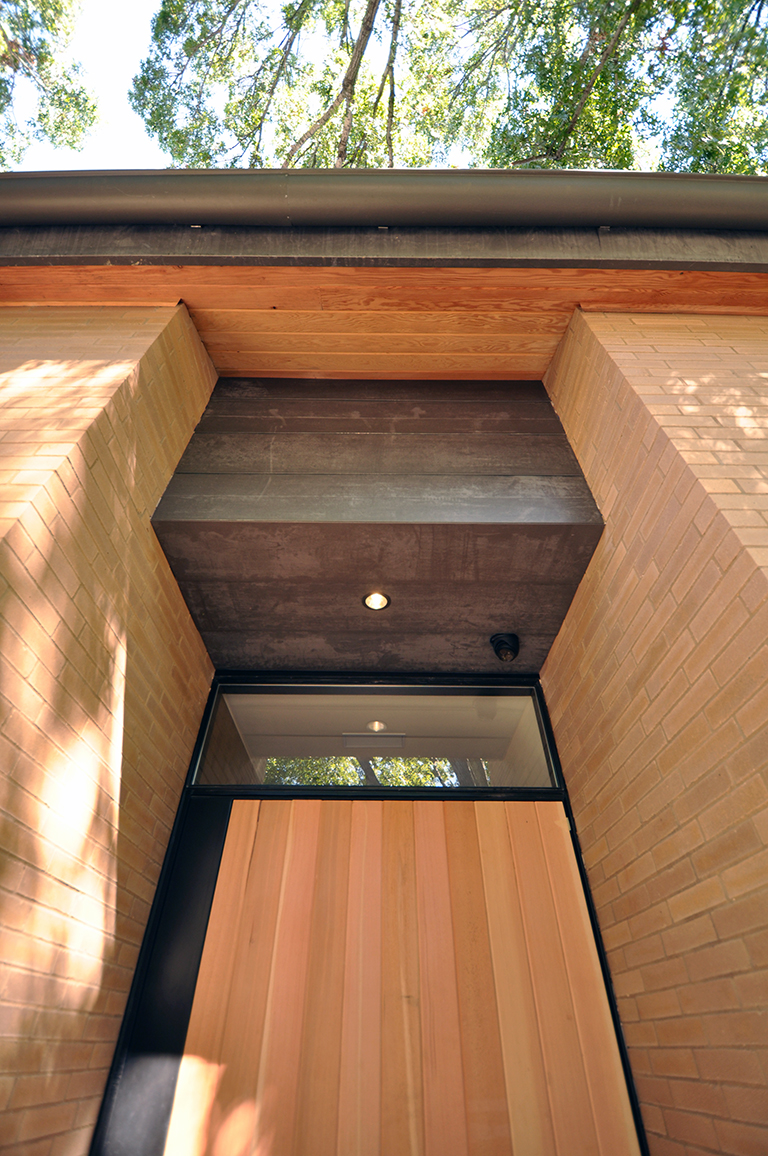 G90 soffit over the entry door