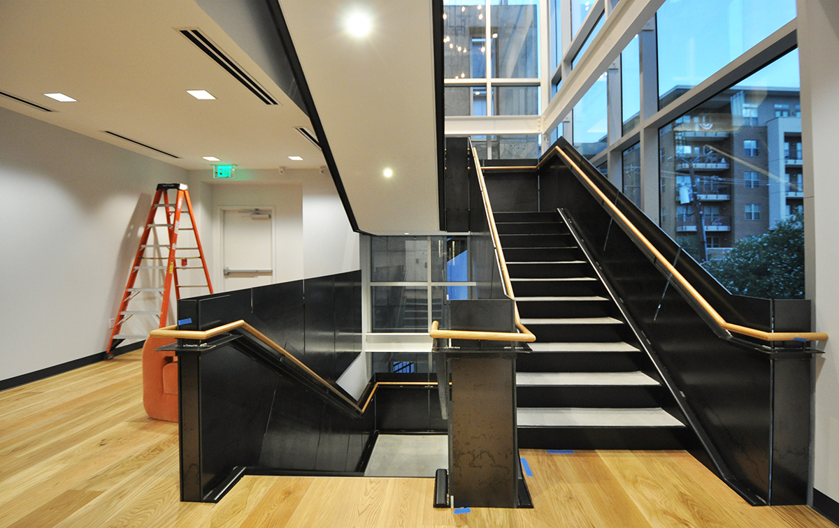 Work214 Steel Stairs finished Second level 02