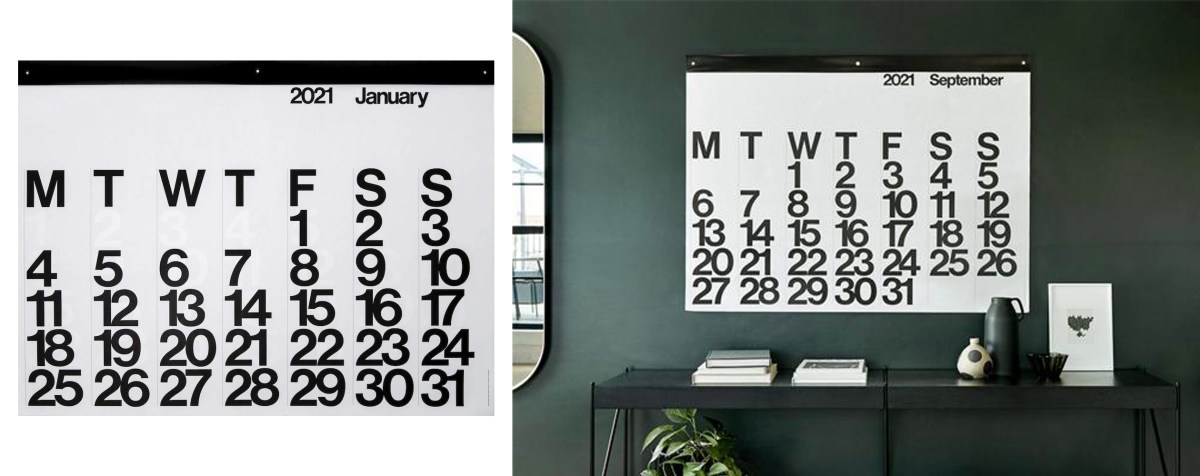 Stendig Wall Calendar_Gifts for Architects