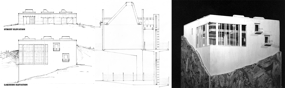 Cube House - architecture school project by Dallas Architect Bob Borson