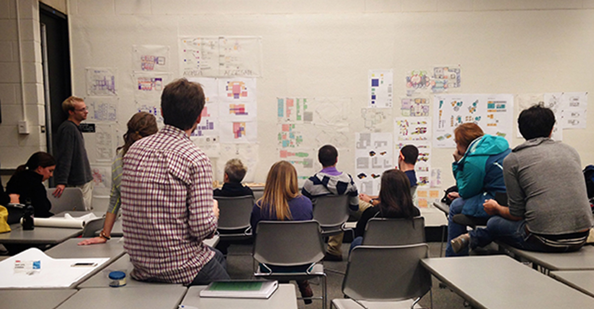 University of Maryland Architectue School Students Presenting