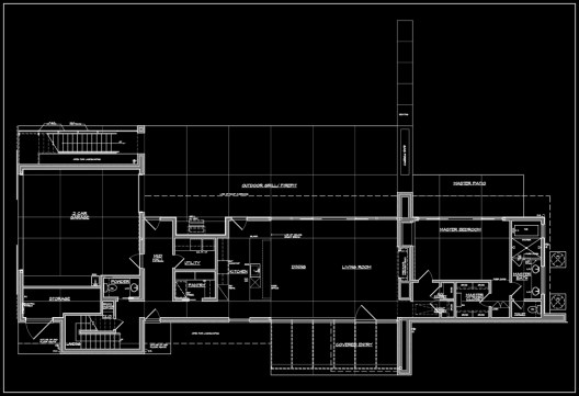 Weekend House Lower Level plan