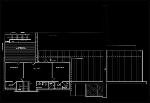 Weekend House Upper Level Plan