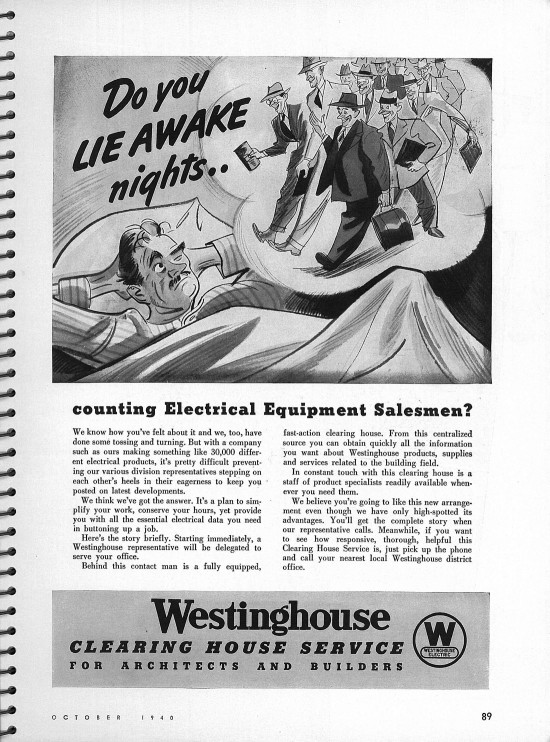 Westinghouse Ad Architectural Forum Magazine