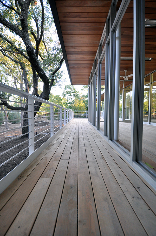 Wood Deck board layout