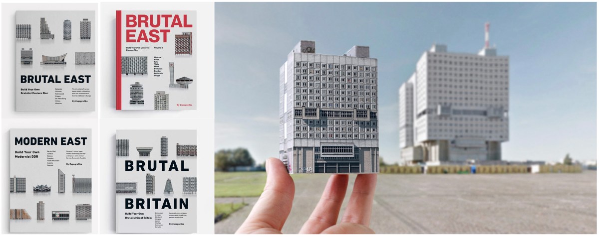 Zupagrafika Brutal & Modern Paper Model Books